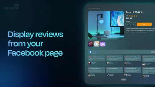 Reputon Facebook Reviews screenshot
