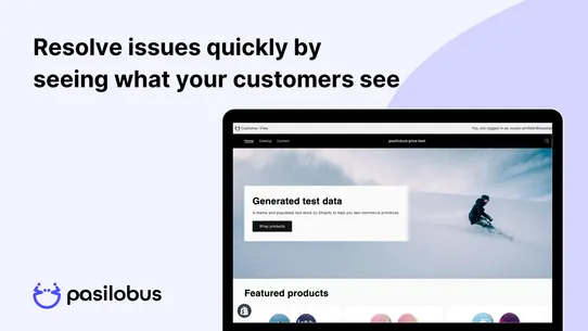 Customer View ‑ Pasilobus screenshot