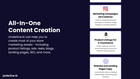 Underline.Ai ‑ Creatives App screenshot
