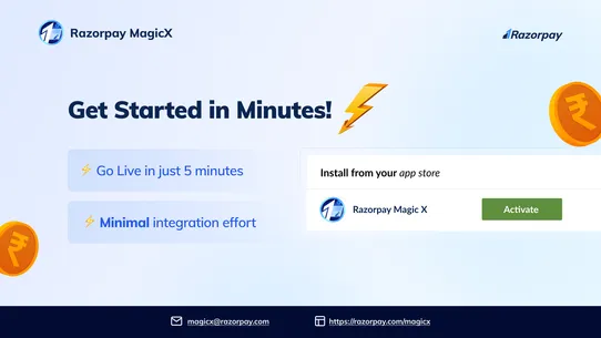 Razorpay MagicX screenshot