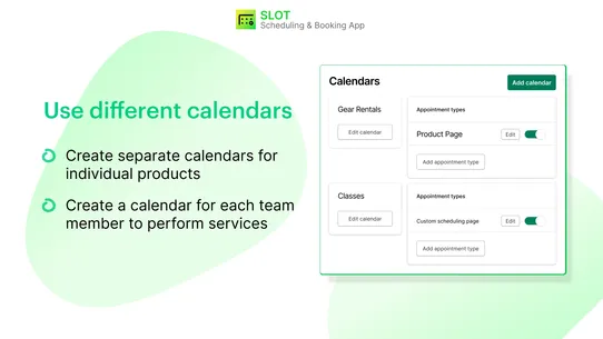 SLOT Scheduling &amp; Booking App screenshot