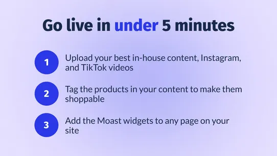 Moast: Shoppable Video &amp; UGC screenshot