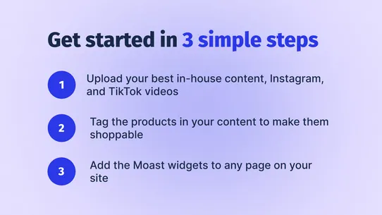 Moast: Shoppable Video &amp; UGC screenshot