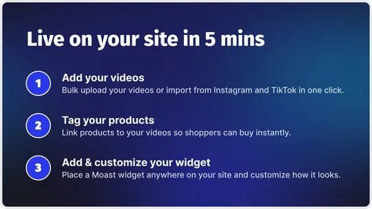 Moast Shoppable Videos &amp; UGC screenshot