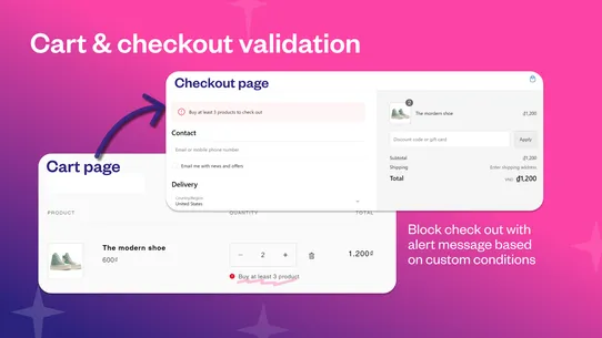 Madgic Checkout Validation screenshot