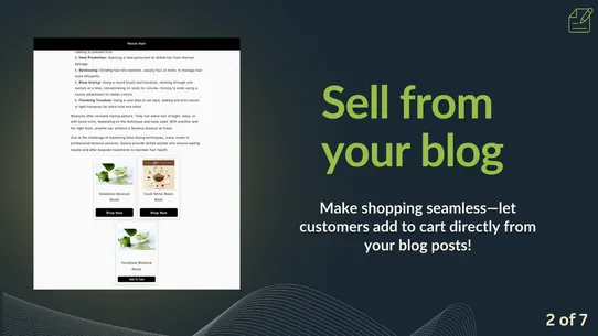 StoreBlog: SEO Blog Generator screenshot