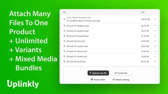 Uplinkly Digital Downloads screenshot