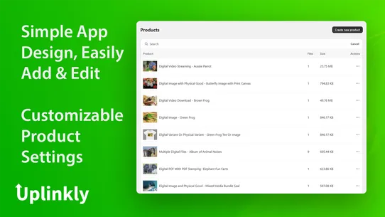 Uplinkly Digital Downloads screenshot