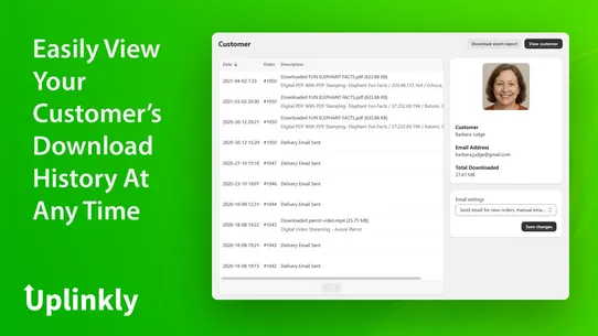 Uplinkly Digital Downloads screenshot