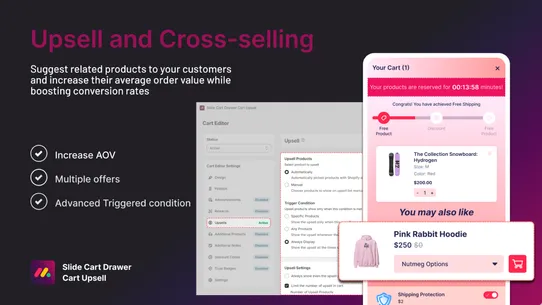 Opus Cart Upsell Cart Drawer screenshot