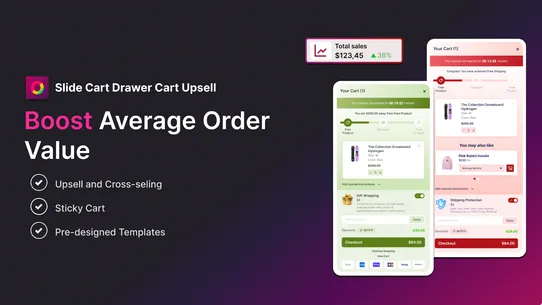 Opus Cart Upsell Cart Drawer screenshot