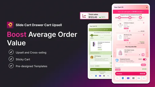 Opus Cart Upsell Cart Drawer screenshot