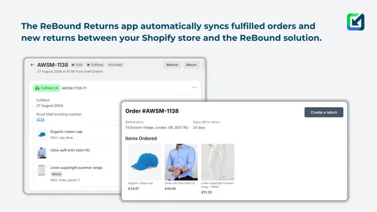 ReBound Returns screenshot
