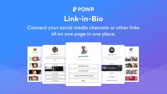 POWR | Link‑in‑Bio screenshot