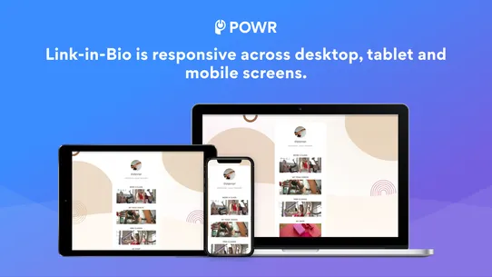 POWR | Link‑in‑Bio screenshot