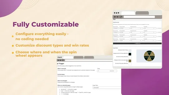 Spin Wheel Easy Discount Popup screenshot