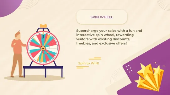 Spin Wheel Easy Discount Popup screenshot