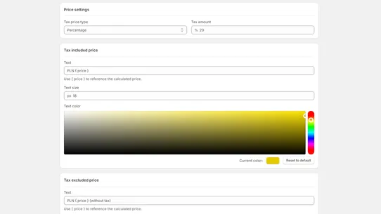 ETP Show VAT Dual Prices B2B screenshot