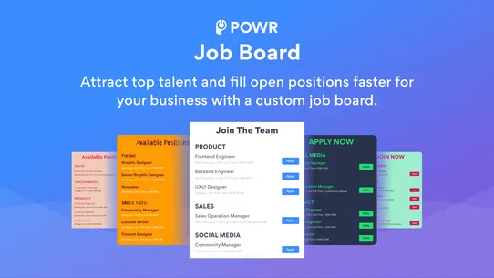 POWR: Job Posting Careers Page screenshot