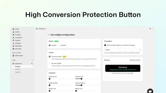 Shipcheck Shipping Protection screenshot