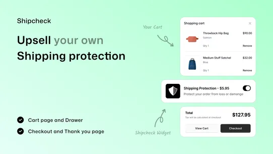 Shipping Protection —Shipcheck screenshot