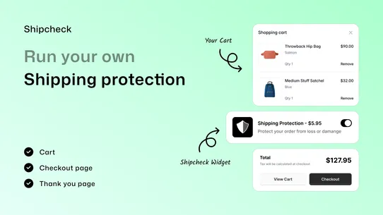 Shipping Protection —Shipcheck screenshot