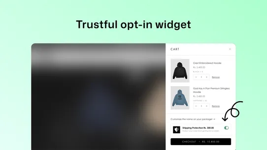 Shipping Protection —Shipcheck screenshot