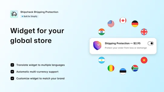 Shipping Protection —Shipcheck screenshot