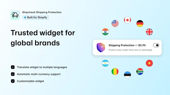 Shipping Protection —Shipcheck screenshot