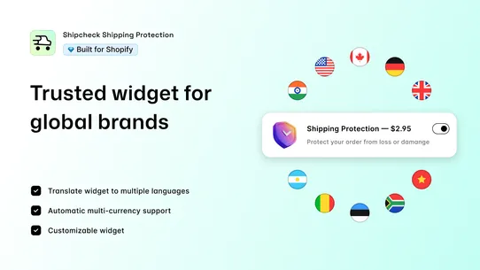 Shipping Protection —Shipcheck screenshot
