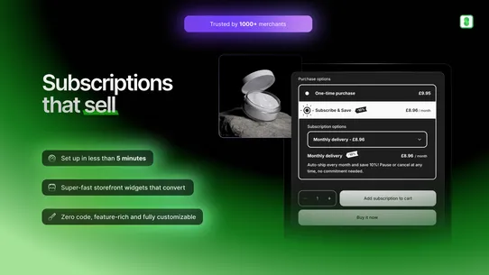 Super Subscriptions App screenshot