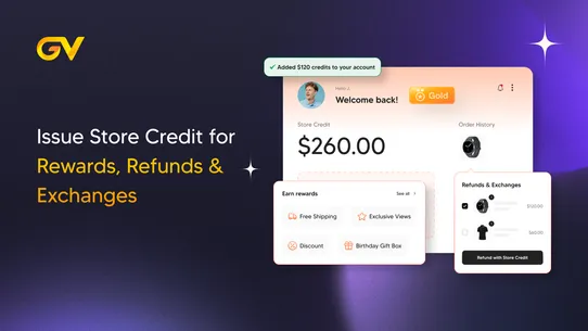 GV Gift Cards, Loyalty Program screenshot