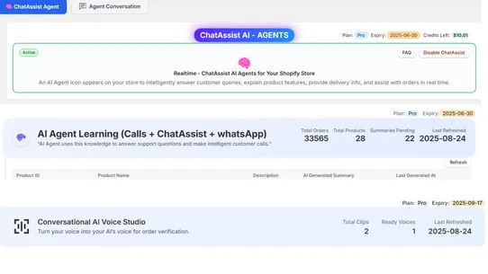 AI Agents ‑ Verify COD Orders screenshot