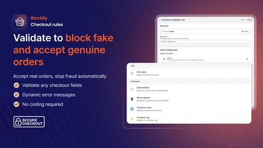 Blockify Checkout Rules Plus screenshot