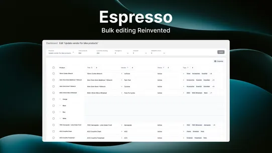 Espresso Bulk Editor screenshot