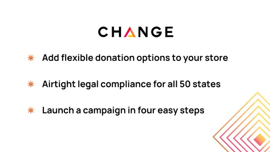 Change: Drop‑in Donations screenshot