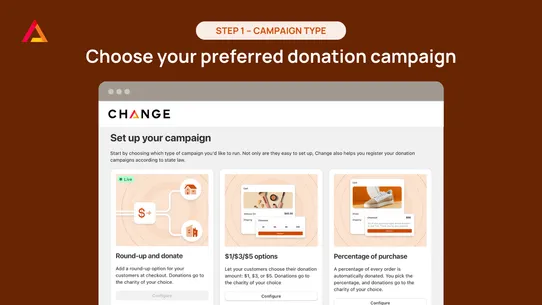 Change: Drop‑in Donations screenshot