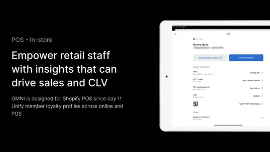 OMNI Membership &amp; Loyalty CRM screenshot