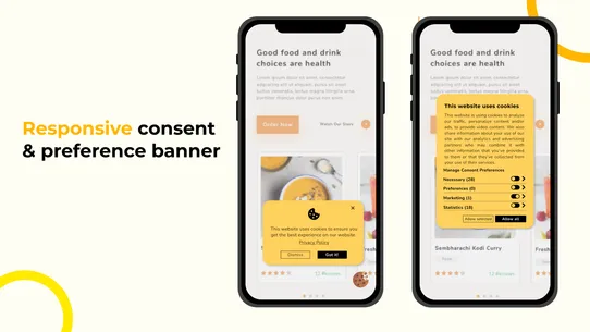 Consentik GDPR Cookies Banner screenshot