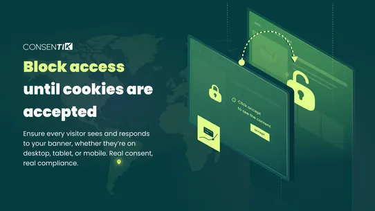 Consentik GDPR Cookies Banner screenshot