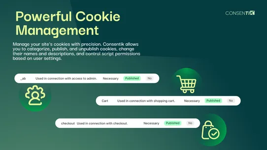 Consentik GDPR Cookies Banner screenshot