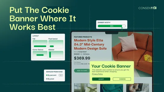 Consentik GDPR Cookies Banner screenshot