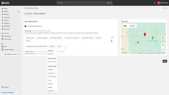Auto Split Fulfillment Orders screenshot