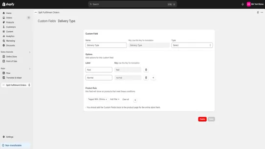 Auto Split Fulfillment Orders screenshot