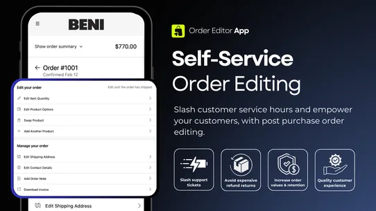 OE: Order Editor &amp; Upsell screenshot