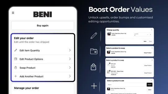 OE: Order Editor &amp; Upsell screenshot