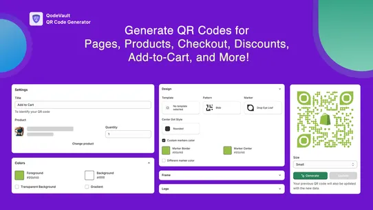 QodeVault QR Code Generator screenshot