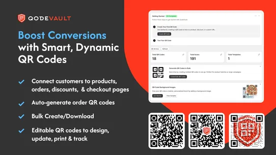 QodeVault QR Codes Generator screenshot