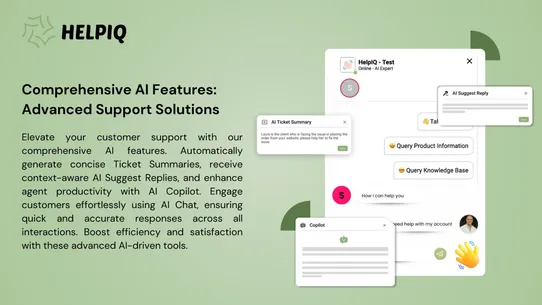 HelpIQ‑AI Customer Support screenshot