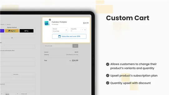 Qikify Checkout Customizer screenshot